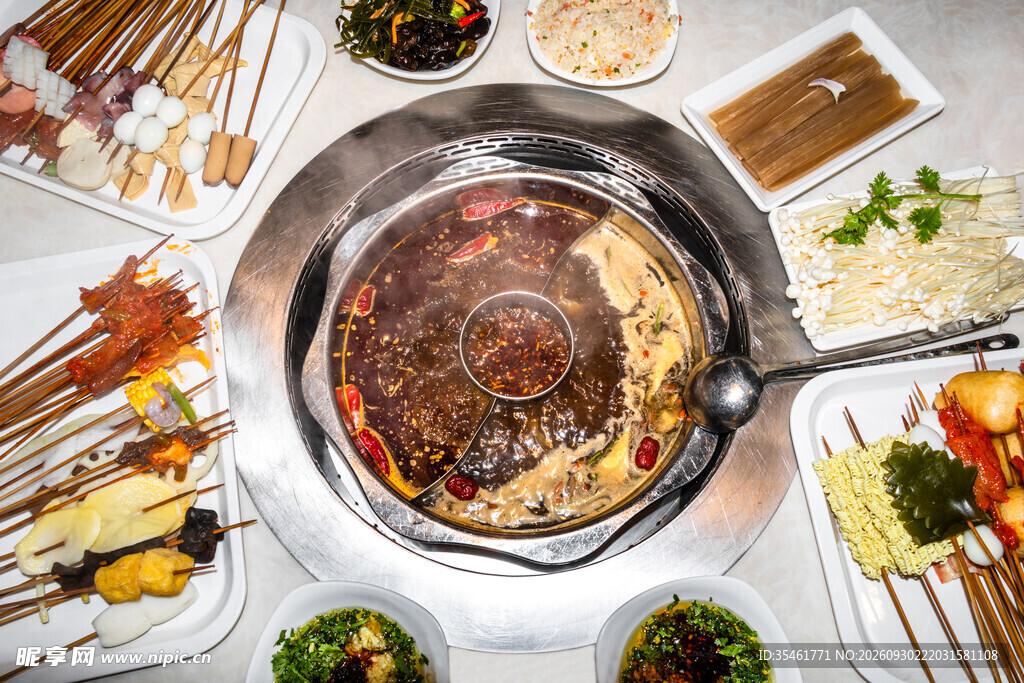 鸳鸯串串火锅套餐