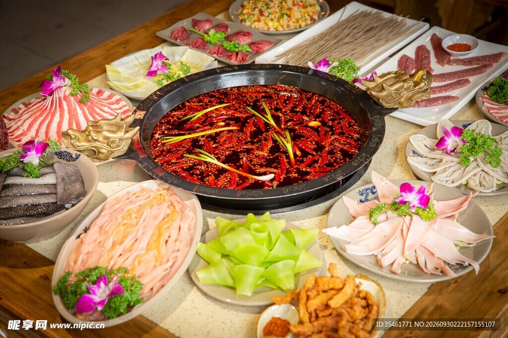 麻辣红油火锅套餐