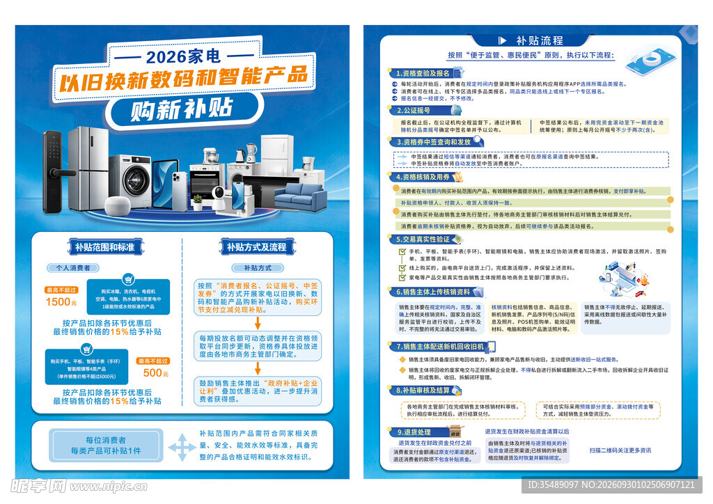 数码智能产品宣传单页