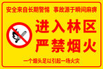 森林防火宣传海报
