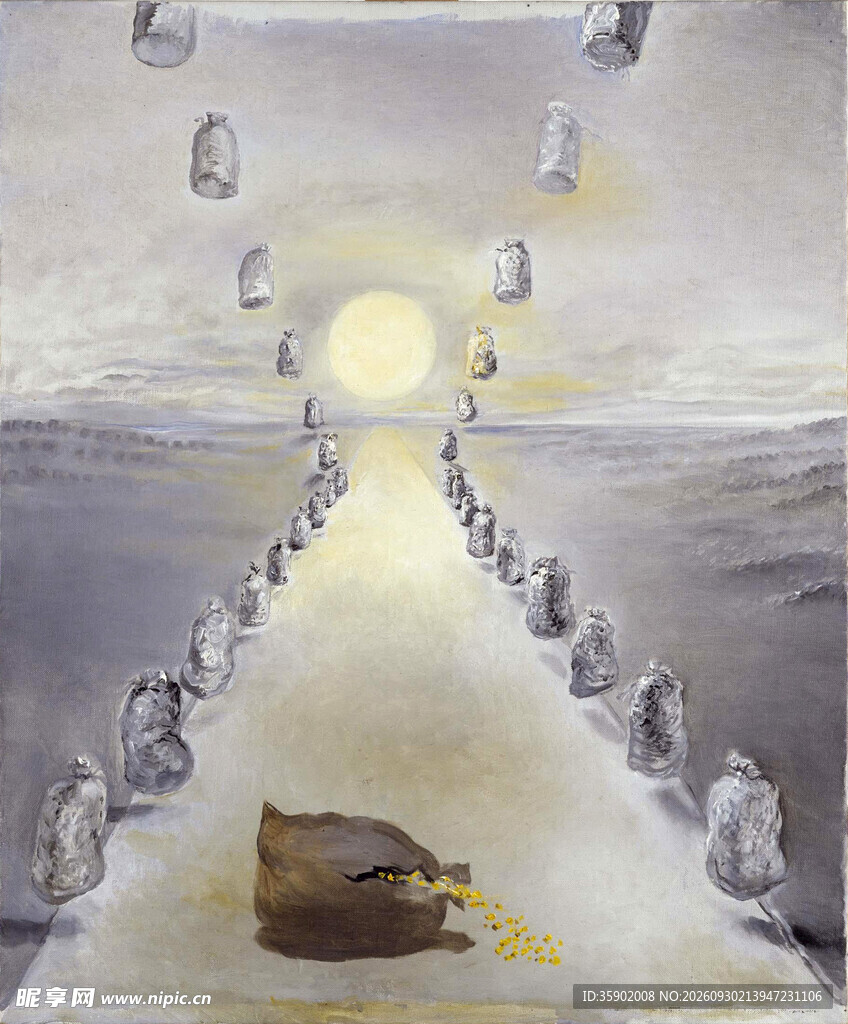 创意超现实日出艺术画