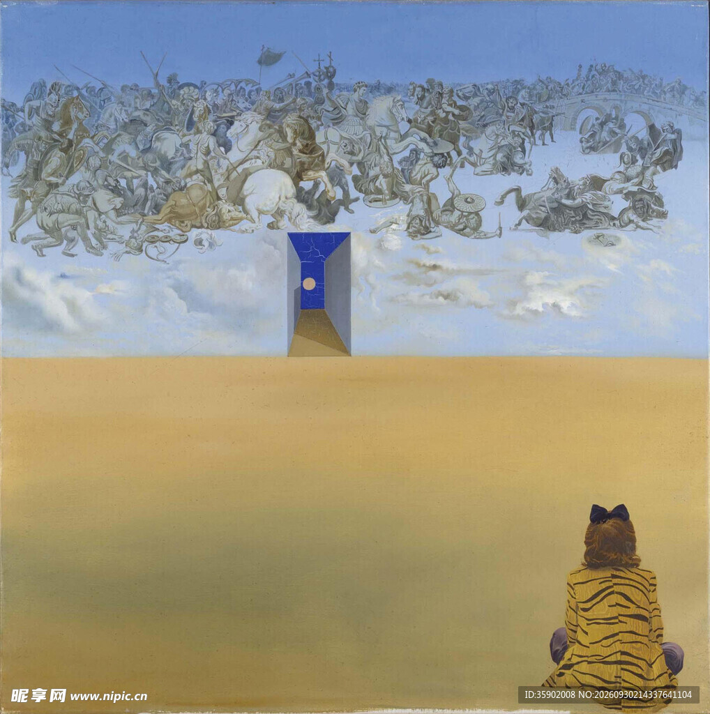 超现实沙漠创意画作