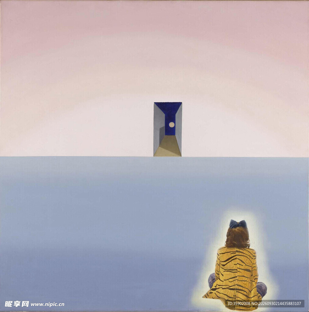 超现实极简风景插画