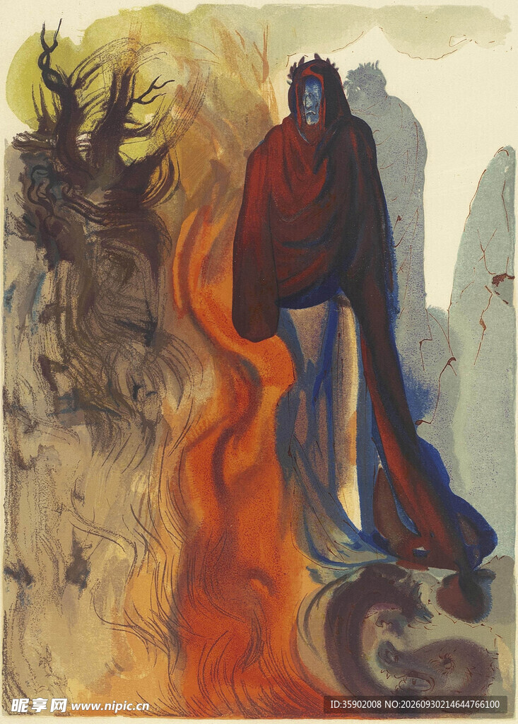 国风写意古装人物画