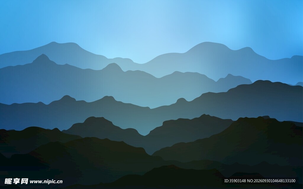 山图案