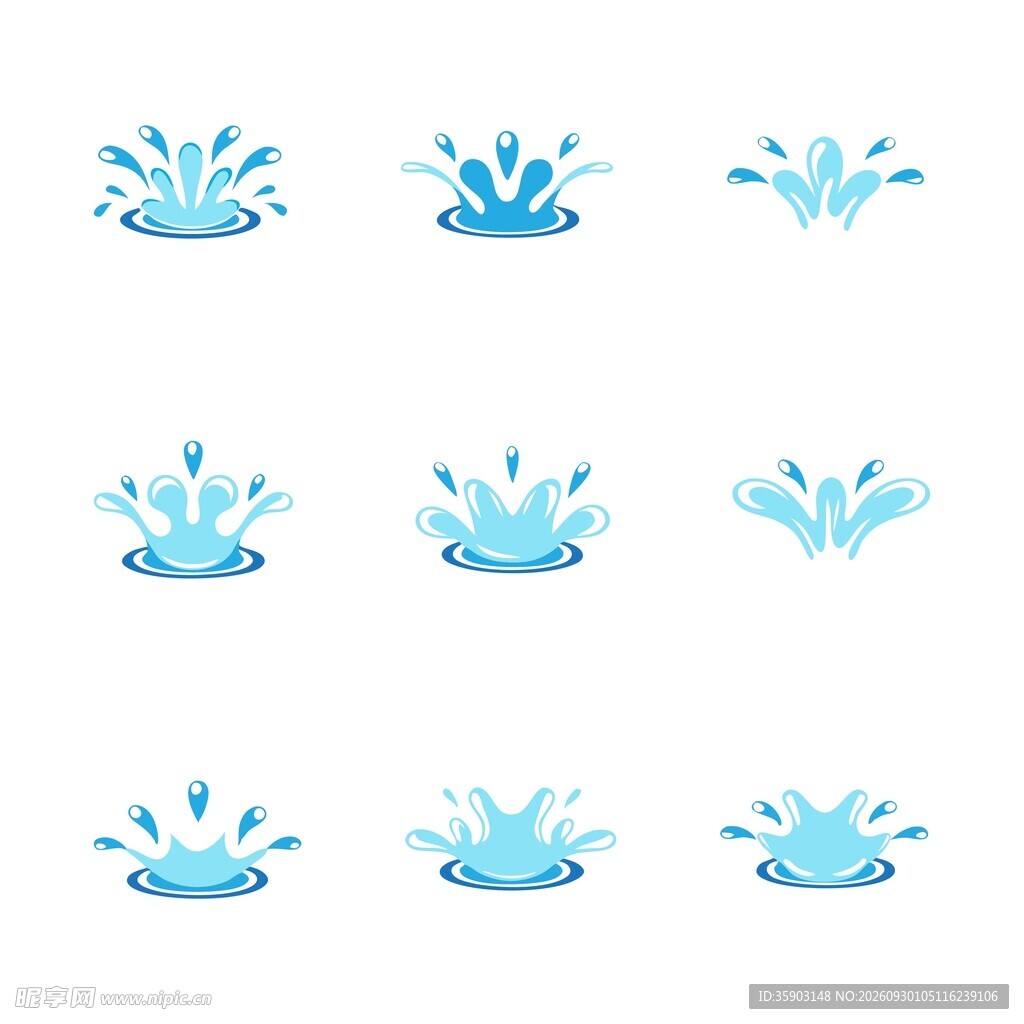 水花图标合集