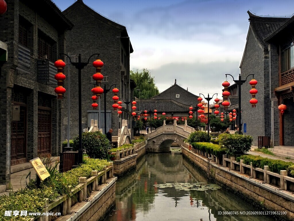 江南水乡古镇风光