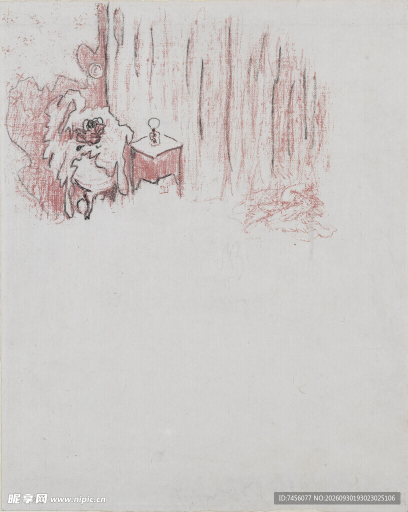 写意红竹小鸟国画小品