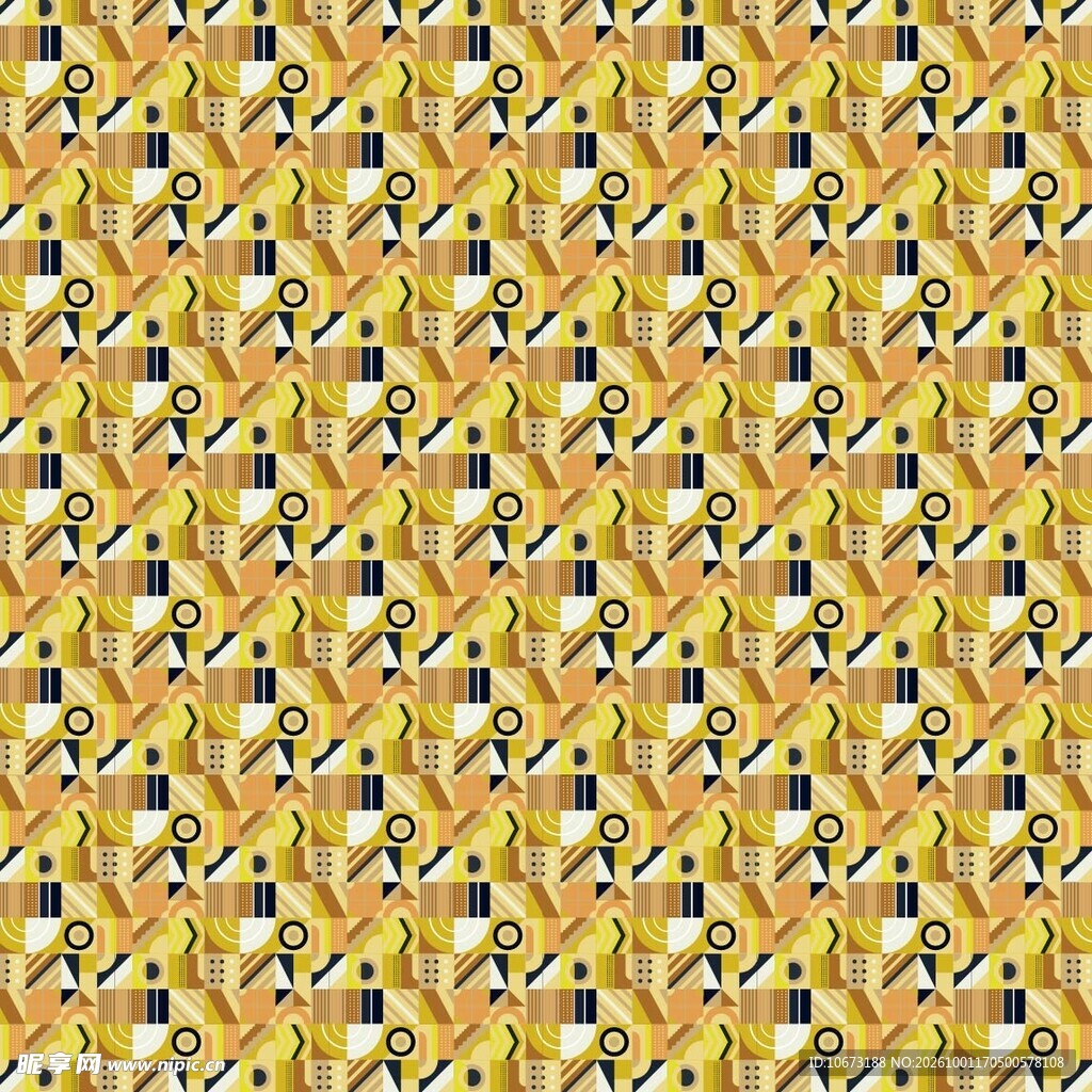 金色抽象几何图案背景