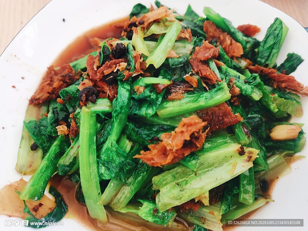 豆豉鲮鱼油麦菜