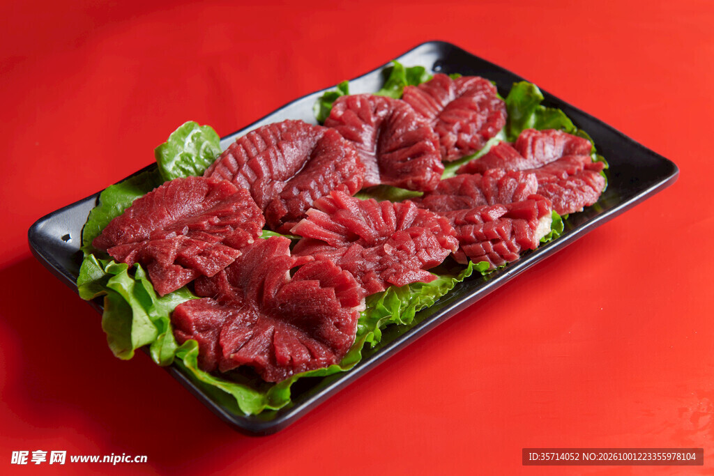 火锅鲜切生牛肉