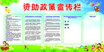 资助政策宣传栏