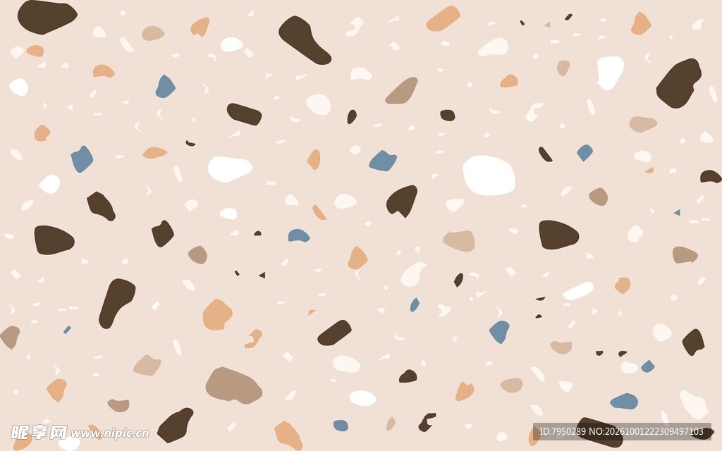 浅杏色水磨石纹理背景