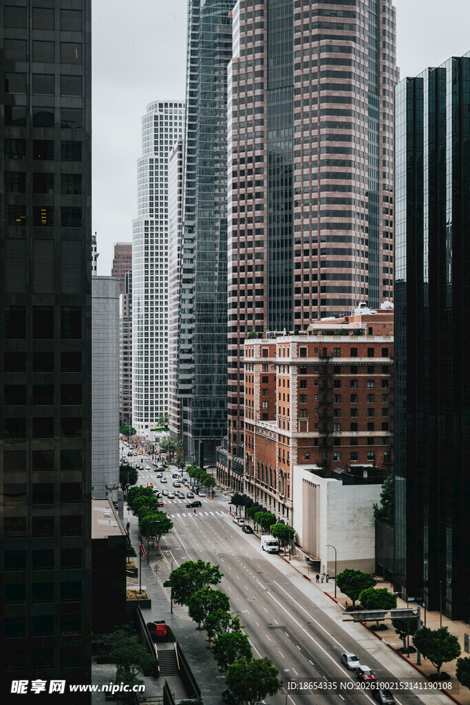 都市高楼街景俯瞰