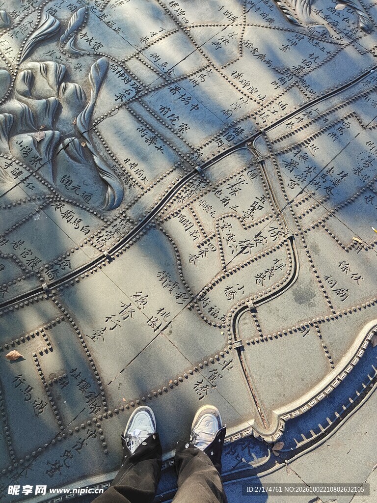 高空俯拍城市街景