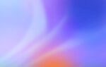 梦幻蓝紫橙渐变背景