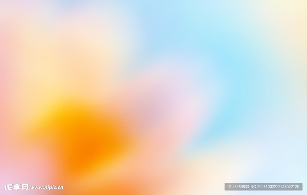 梦幻柔色渐变背景