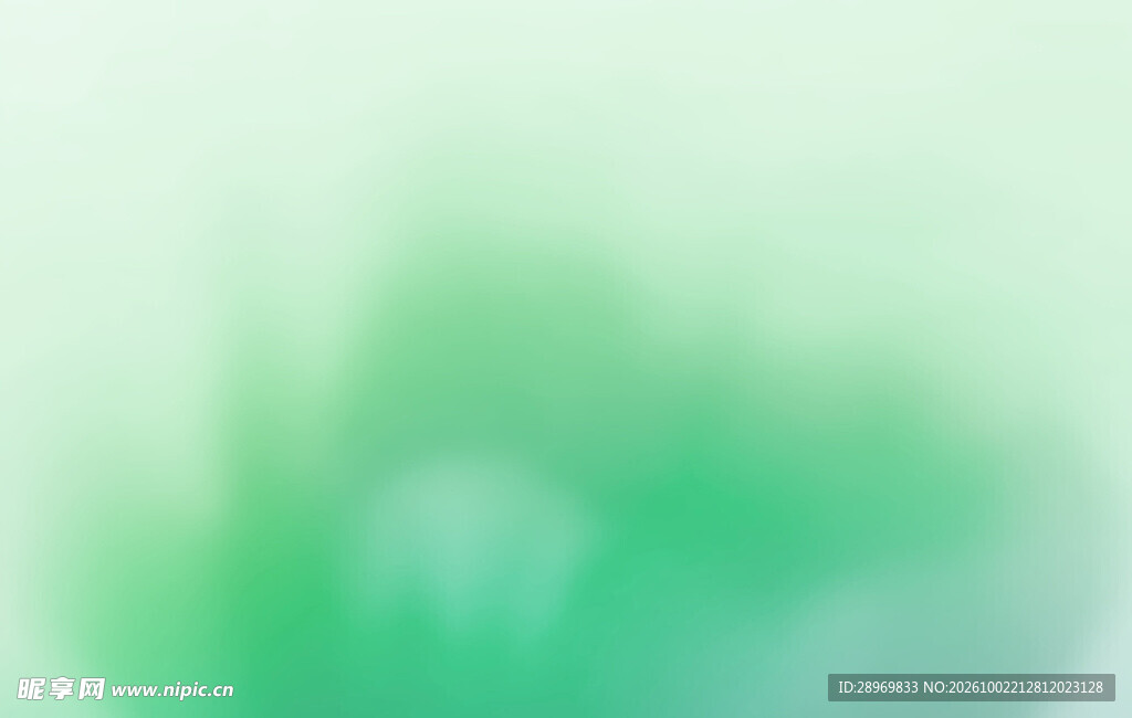 清新绿色渐变背景