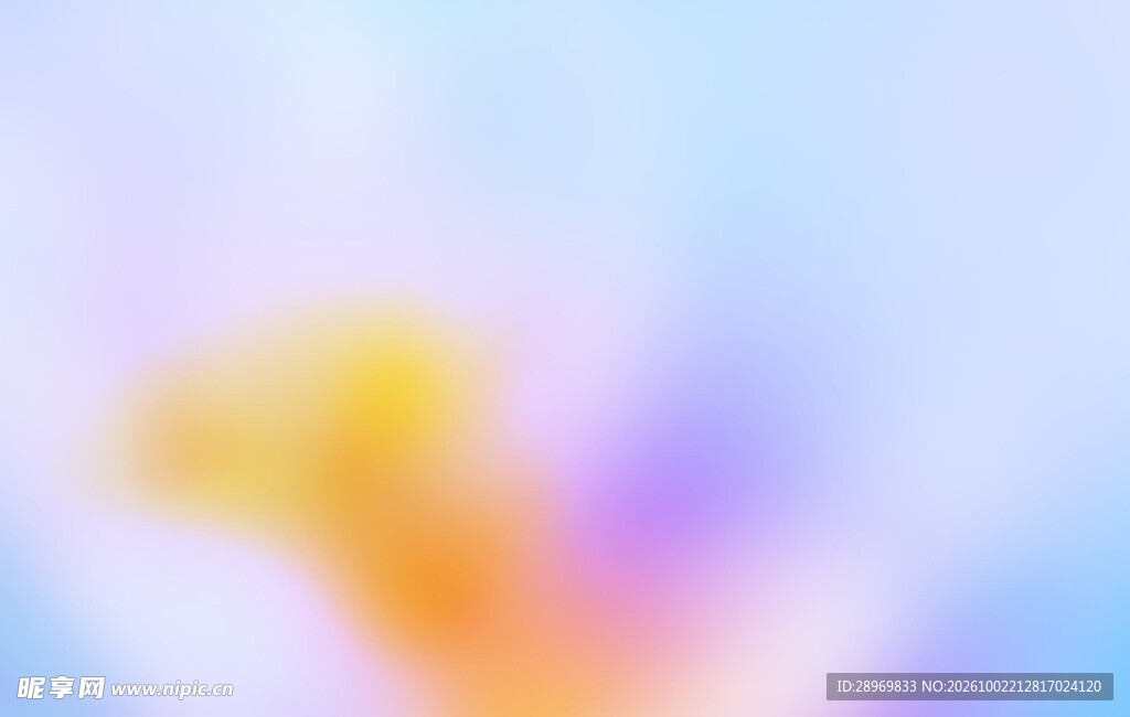 梦幻柔彩渐变背景