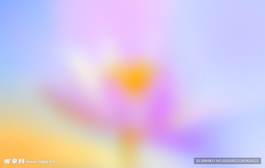 梦幻柔焦花卉背景