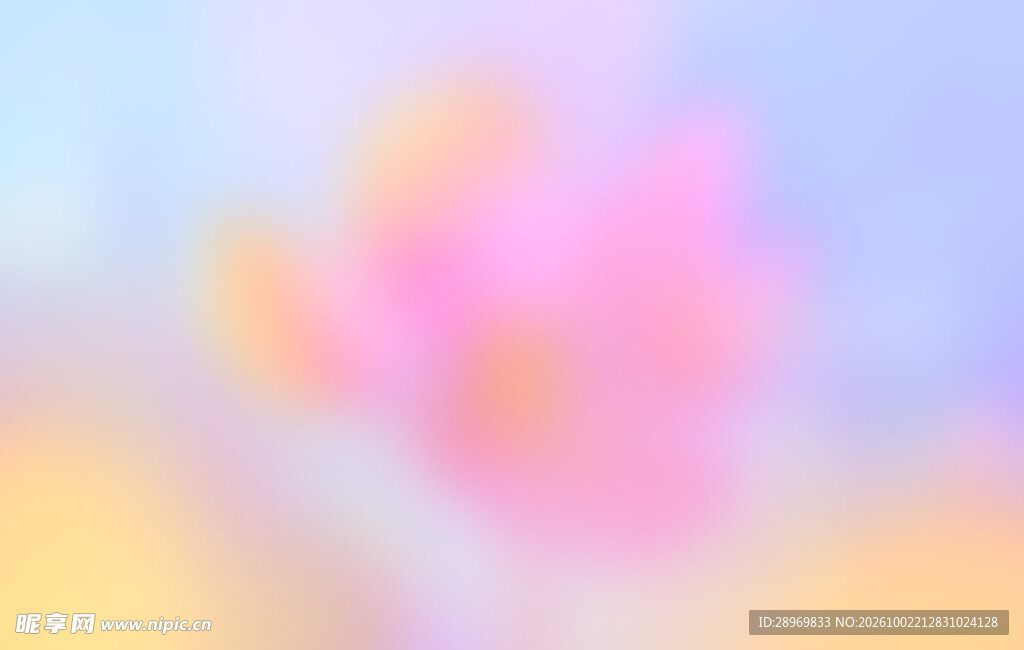 梦幻马卡龙渐变背景
