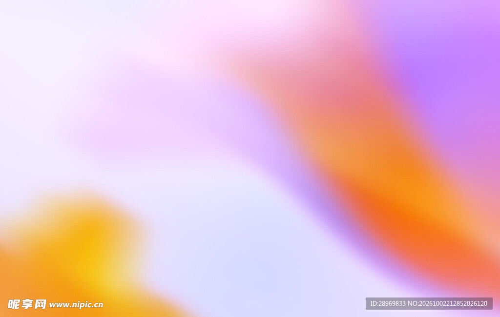 紫橙渐变弥散抽象背景