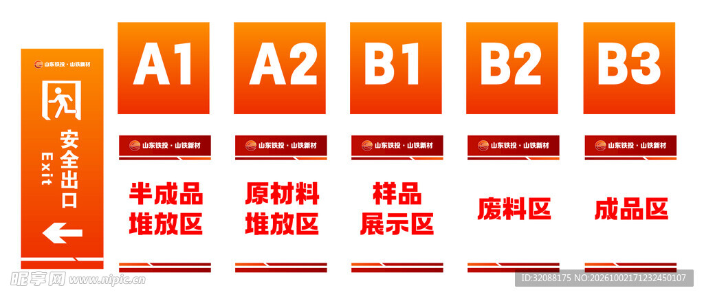 厂区分区导视标识