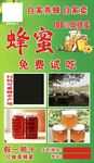 农家蜂蜜促销宣传海报