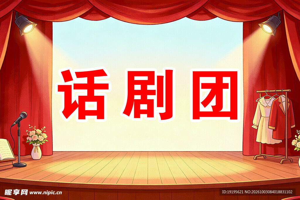 话剧团演出舞台