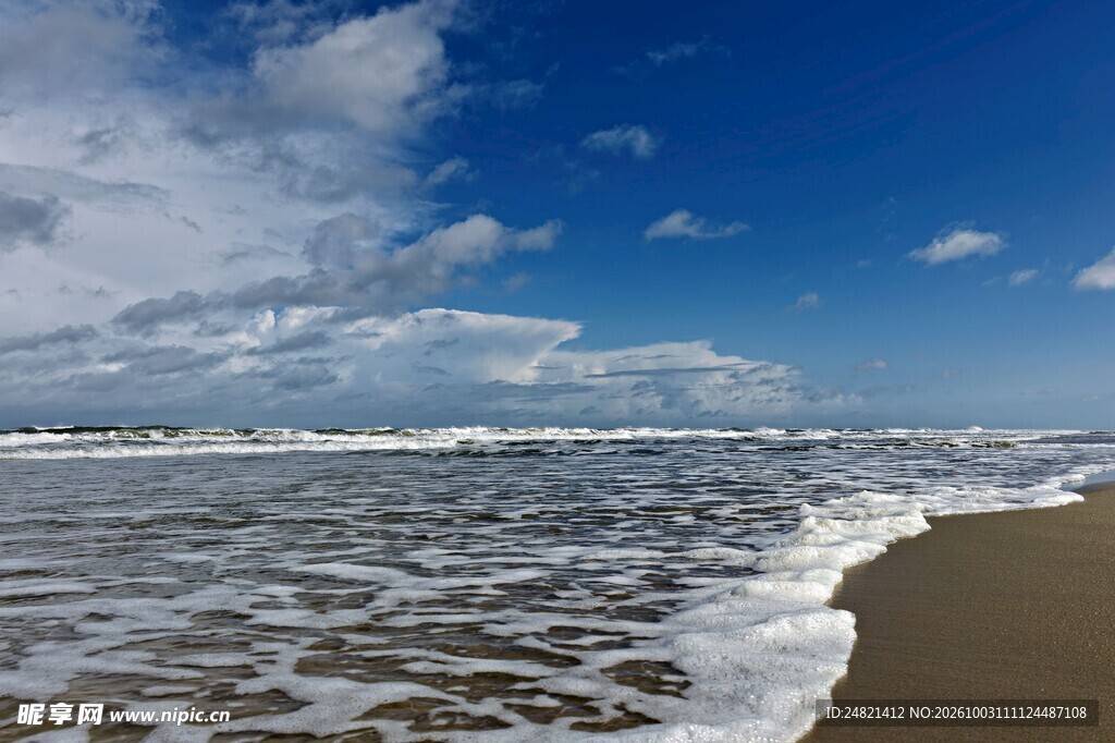 海边晴日海景风光