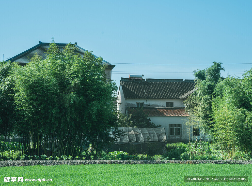 乡村民居户外风光
