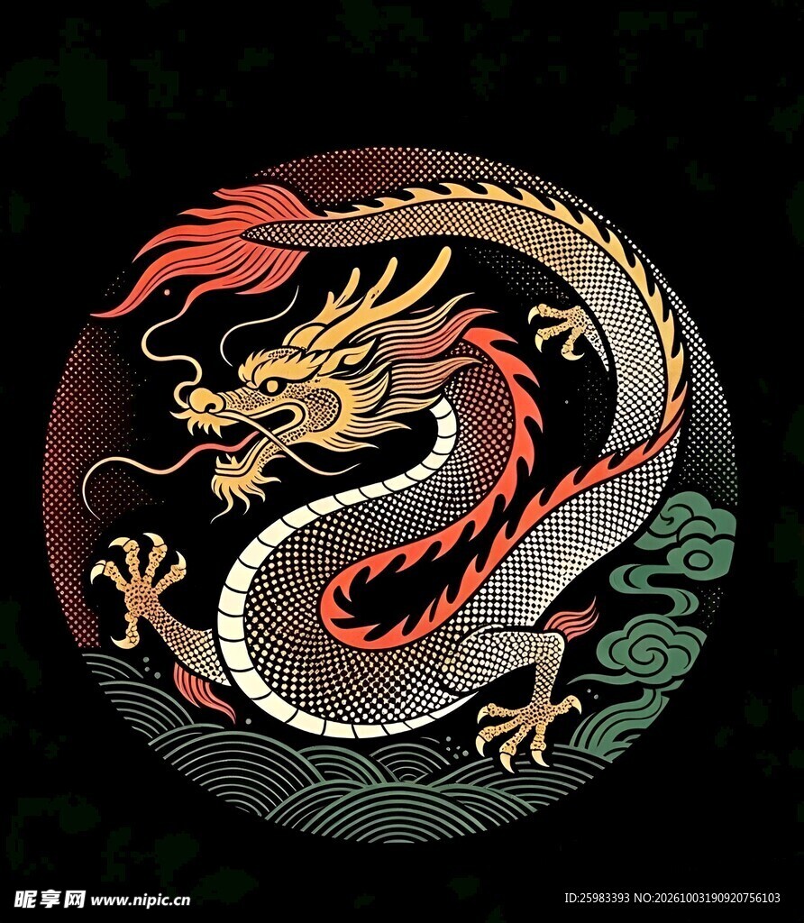 中国龙纹样