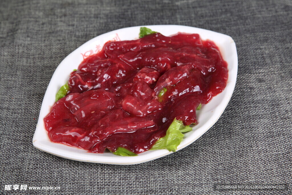 鲜切牛肉火锅食材