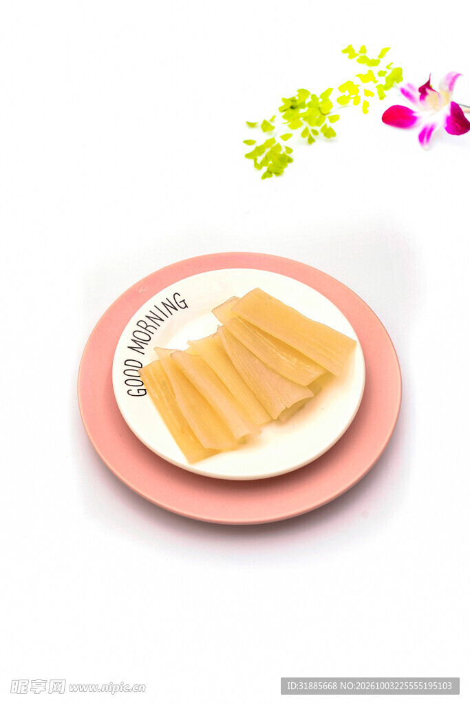 黄金糕美食摆盘特写
