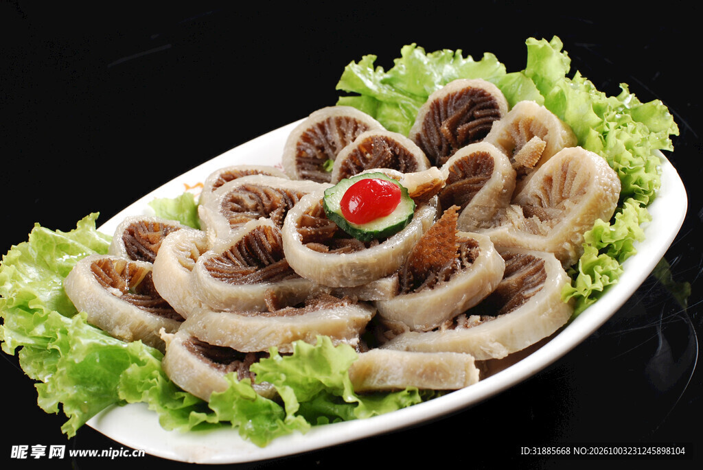 鲜毛肚火锅食材