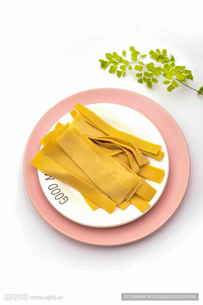 盘装干腐竹食材