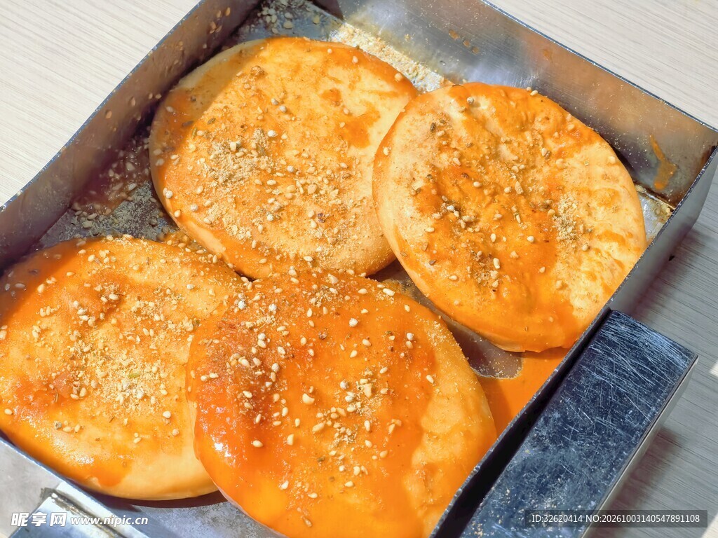 香酥芝麻烧饼