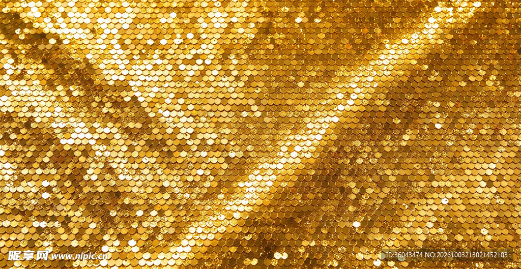 金色闪粉质感背景