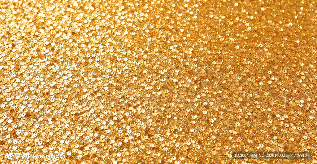 金色闪粉质感背景