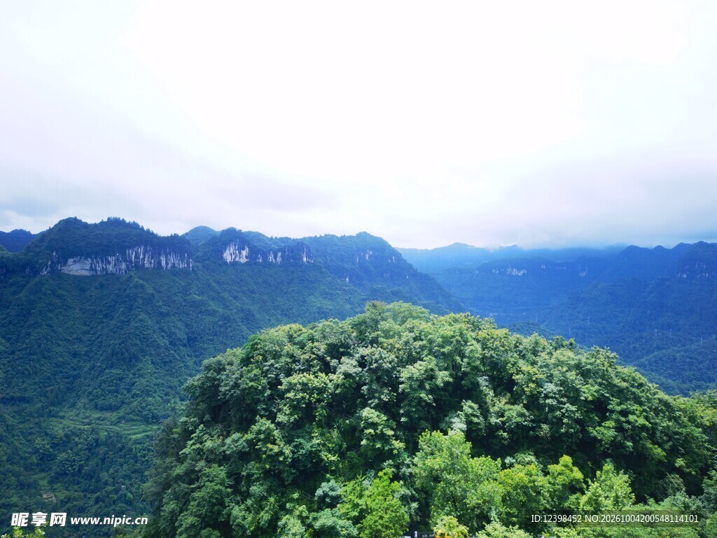 山林远景自然风光