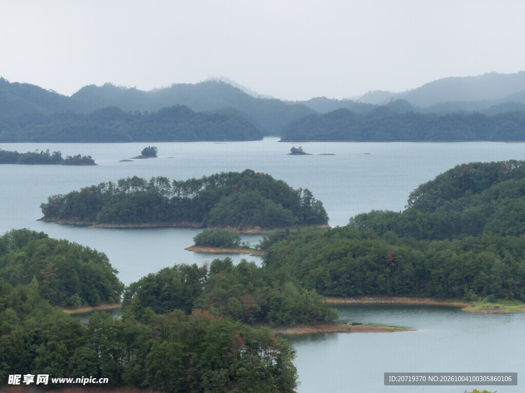 湖岛山水自然景观