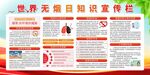 世界无烟日知识展板海报