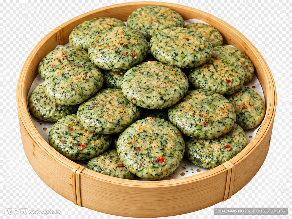 蒿子粑粑 地方美食  