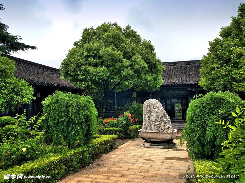 中式园林庭院景观