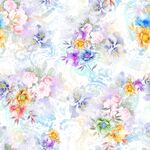 清新水彩碎花装饰图案