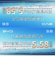 比亚迪新能源汽车促销海报