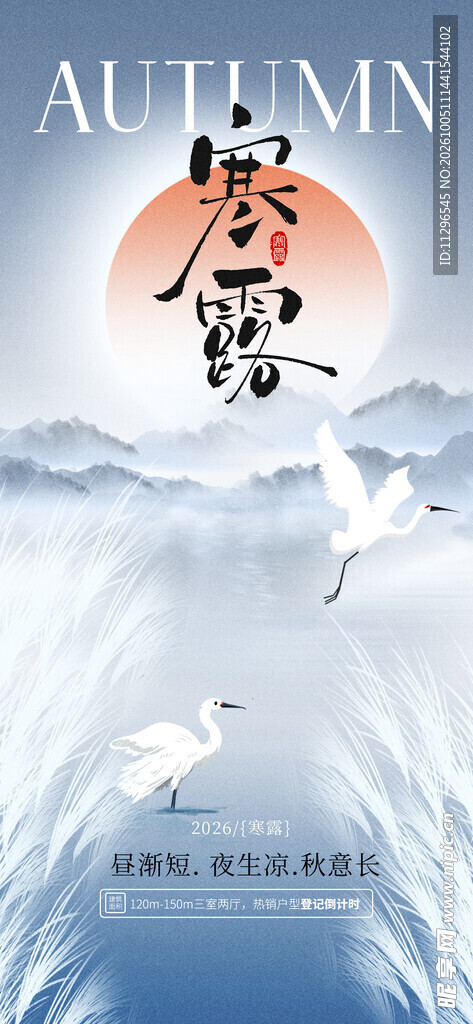 寒露国风节气海报
