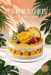 热带鲜果生日蛋糕