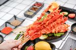 烧烤串串食材展示