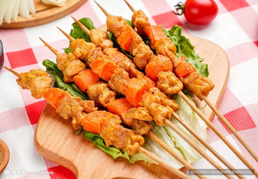 诱人烤肉串